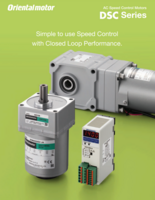 ORIENTAL MOTOR DSC CATALOG DSC SERIES: SIMPLE TO USE SPEED CONTROL WITH CLOSED LOOP PERFORMANCE